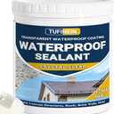 Waterproof Sealant 17.6oz Clear, TUFINEIN Transparent Waterproof Coating Water-Based Invisible Agent Roofs, Walls, Garden, Terraces Indoor & Outdoor
