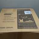 20 Gallon Fish Tank, Large Betta Tank with Glass Aquarium Starter Kits Self Cleaning with 3 Types of LED Lights and Filter Water Pump, Ultra Quiet Decoration Kids Room Gift Decor (Black)