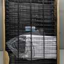 MidWest Homes for Pets 30-Inch iCrate for Medium Breeds, 21-40 lbs, Double Door Folding Dog Crate with Divider Panel, Leak-Proof Tray & Secure Latches, Portable, Durable & Easy to Assemble