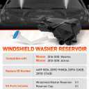 28910-9HM0A Windshield Fluid Reservoir wiht Sensor, Compatible with Nissan Maxima 2016-2018, Altima 2013-2018, Washer Tank Replaces# 28915-3TA0B