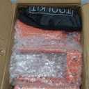 Log Clamp Lock for 1-1/2" - 4-1/2" Logs, Heavy-Duty Log Holder for Cutting, Quick Adjustment and Locking Wood, Orange