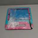 LTROP Kids Case for iPad 9th/ 8th/ 7th Generation (2021/2020/ 2019), iPad 10.2 Handle Stand Case - Turquoise and Rose