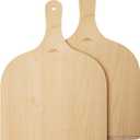 G.a HOMEFAVOR 2 Pack Wooden Pizza Peel - Pizza Paddle Spatula 12 inch with Wood Handle, Oven Accessory for Pizza Making, Large Cutting Board for Transferring Pizza