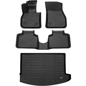ANBINGOFloor Mats Fit for Mini Cooper Countryman F60 2017-2024(Not for Manual Transmission) All Weather Mats for Countryman TPE Car Mat Rugs for Mini Countryman Rubber Trunk Carpet for Countryman