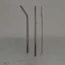 Stainless Steel Metal Straw Set of 2 and Brush