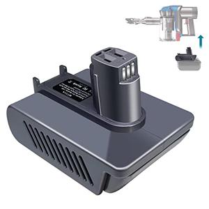 BTRUI for Dyson DC31 Type A Battery Adapter, for Makita 18V Lithium Battery to for DC31 DC34 DC44 DC45 Animal 917083-01 Handheld Vacuum Cleaner (NOT FIT Type B DC31 DC34 DC35 DC44 MK2)