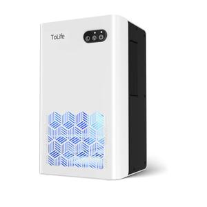 ToLife Dehumidifiers for Home 95 OZ Water Tank, 1000 sq.ft Dehumidifier for Basement Bedroom Bathroom with Auto Shut Off 7 Colors LED Light,White