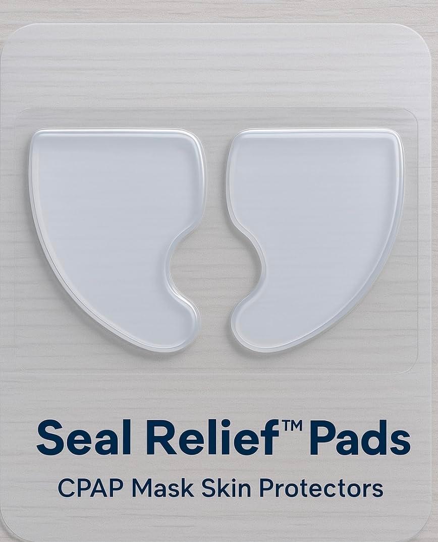 Face Pads for CPAP Masks - Medical Grade Silicone Skin Protection Cushions - Reduce Strap Marks and Irritation