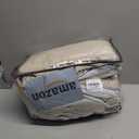 108 Inch Pinch Pleat Blackout Curtains 108 Inches Long for Bedroom Neutral Farmhouse 100% Black Out Room Darkening Burlap Thick Linen Double Layer Pleated Curtain 2 Panels Set Oatmeal Beige Sand (40"W x 108"L (Pack of 2))