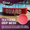 Kemp USA 50" Lifeguard Rescue Tube Red Flotation Buoy with Guard Logo
