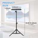 Projector Tripod Stand, Portable Laptop Tripod Stand, Multi Purpose DJ Equipment Studio Stand Mount Holder for Outdoor Office Home Stage, Adjustable Height 21.65 to 47.24 Inch