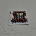 Harloon 15 Sheets Vintage Christmas Rub on Transfers for Crafts Furniture Wood Ornaments Xmas Vintage Watercolor Window Stickers Rub on Decals for Scrapbook DIY Wood Fabric Journal Envelope(Classic)