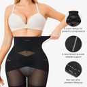 Nebility Shapewear Tummy Control Body Shaper High Waisted Butt Lifting Panties Shapewear Shorts Thigh Slimmer, Large