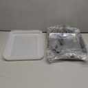 Stainless Steel Baking Pan with Lid, 12 x 9 x 2 Inch Deep Rectangle Cake Pans with Cover for Cakes, Brownies, Cookies, Deep Side & Heavy Duty,Dishwasher & fridge & Oven Safe(2 Pans + 2 Lids)