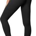 IUGA High Waisted Leggings for Women Running Workout Leggings with Inner Pocket Yoga Pants for Women (X-Large, Black)