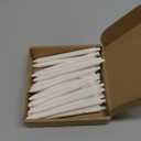 Fulmoon 25 Pcs Ballpoint Pens Bulk Retractable Comfortable Writing Pens Cute Christmas Back to School Supplies in Medium Point 1.0 mm for Teacher Student Baby Shower (White)