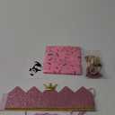 PTDECOR Dog Birthday Party Supplies, Multi Size Birthday Girl Bandana, Pink Crowns Hat Set for Small Pets (Small)