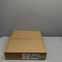 Low Profile Ceiling Fan with Light,19.29in Bladeless Ceiling Fan with Remote Control,Enclosed Flush Mount Fandelier,6 Wind Speed,Dimmable LED,Black,for Bedroom Dining Room