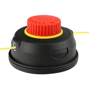 Quintillus H05 Weed Eater Head Universal Trimmer Head String Trimmer Head Bump Feed Weed Wacker Head Grass Trimmer Head Replacement for Weed Warrior, Echo, Husqvarna, Comes with .080 Trimmer Line (Orange)