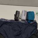 Calvin Klein Men's Micro Stretch 5-pack Hip Brief (Medium, 2 Black, 1 Teal Marine, 1 Shoreline, 1 Sleet)