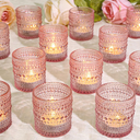 Supmind 24 PCs Votive Candle holders 1 broken