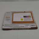 Dry Erase Monthly Calendar Board for Wall, 17"x13" Hanging Board, Magnetic White Boards, Rustic Brown Wood Frame White Board Cork Board Combo, Calendar Bulletin Board for Kitchen Planner Memo Office