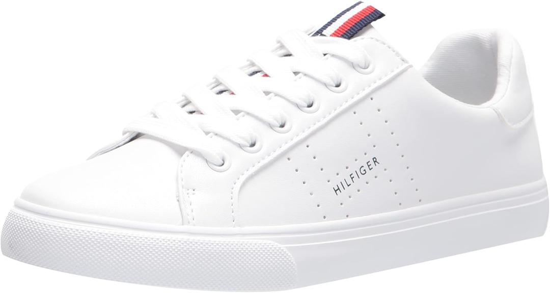 Tommy Hilfiger Women's Lamiss Sneaker (8.5, White II)