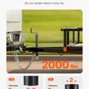 VEVOR 2000 lbs A-Frame Trailer Jack, 13-3/4 Inches Vertical Travel, Trailer Jack Stand with Handle for Horse