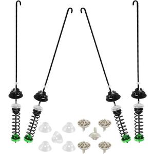 (2025 Updated) W11130362 WTW5000DW1 WTW5000DW2 MVWX655DW1 Washer Suspension Rod Kit for Whirlpool Maytag Kenmore Washer Parts Replaces W10594080 W10735786 & MoreFix Vibration & Noise, 23.2in