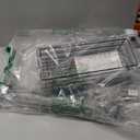 Orimade Over The Door Shower Caddy Adjustable 4 Tier Dark Grey,Bathroom Hanging Organizer Shelf Rustproof with 4 Hooks,Shower Basket with Soap Holder and Suction Cup