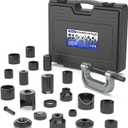 23-Piece Ball Joint Press Kit, Ball Joint Removal Tool Kit w/Universal Adapters and Sockets for Most 2WD/4WD Cars, Trucks and SUVs