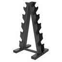 CAP A Frame-Style Dumbbell Stand, Black (Holds 5 pairs), 14" x 13" x 26"