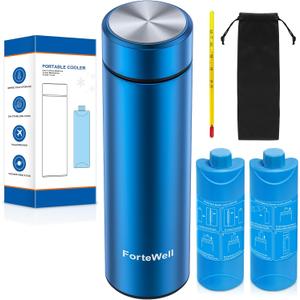 Insulin Cooler Travel Case TSA Approved  60H Insulin Pen Cooler for 2-3 Pens  Medication Travel Case with Ice Packs, Ideal for Diabetes Care & Injection Storage (Blue)