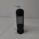 LCSEVEN Bird Feeders for Outdoors Squirrel Proof with Weight-Activated Perches, Hanging Bird Feeder for Outside, Metal Feeder for Wild Cardinal, Finch, Blue Jay, Chickadee, 3LB Seed Capacity, Black