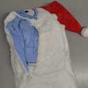 HSCTEK Fuzzy Teddy Fleece Child Snow Monster Onesies Costume with Hoodie (5-6, White)