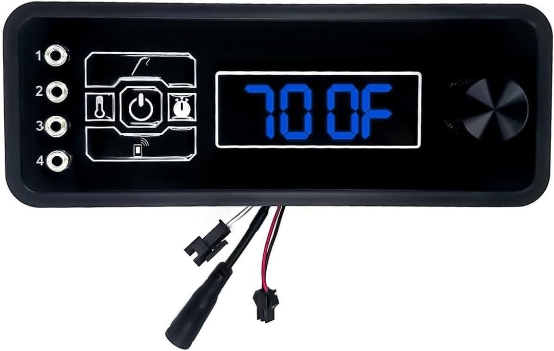 Replacement control panel kit for masterbuilt gravity series 1050,Digital Charcoal Grill+Smokers(Non-Wifi) for Model: MB20041220, MB20041320