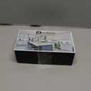 Asidrama 10 Pack Champagne Bronze and Matte Black Kitchen Cabinet Knobs Cabinet Hardware Zinc Knobs for Dresser Drawers (Single Hole Knob)