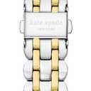Kate Spade New York Designer Interchangeable Stainless Steel Band Compatible with Your 38/40/41mm Apple Watch Series 9/8/7/6/5/4/3/2/1/SE (Silver/Gold)