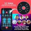 High-Definition Portable Voice Changer Sound Card with Real-Time Transformation, Ideal for Streaming, Gaming, and Entertainment Scenarios (M10-for PC) (M10-for iPhone)