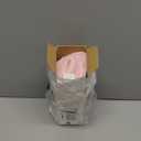 Throw Pillow Covers Decorative Faux Fur Set of 2 18x18 Inch Pillow Covers, Soft Pink Striped Pillowcases for Couch Sofa Bed Living Room, Fluffy Cute Home Boho Accent Fuzzy Decor