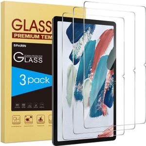 SPARIN 3 Pack Screen protector for Samsung Galaxy Tab A8 10.5 Inch, Tempered Glass Screen Protector for Galaxy Tablet A8 2022, Anti-Scratch