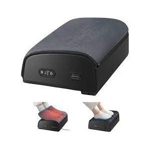 Comfier Heated Foot Rest for Under Desk at Work&Foot Warmer,Adjustable Ergonomic Foot Stand,Office Chair&Home Gaming Desk Footstool,Memory Foam Support Cushion for Back,Gifts for Men,Women