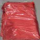 Horbaunal 100 Pack Satin Napkins 20" x 20" Oversized Dinner Napkins with Elegant Lace, Soft Cloth Napkins for Parties, Weddings, Events, Red