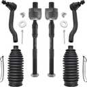 ASTAPRO - Front End 10pc Suspension Kit for 2007-2013 Nissan Altima, 2 Lower Control Arms w/Ball Joints Inner & Outer 4 Tie Rods 2 Boots 2 Sway Bars Replacement 2008 2009 2010 2011 2012 Altima