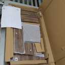 SoBuy Narrow Nightstand Slim Bedside Table with Drawer and Open Shelf, Skinny Modern Nightstand for Bedroom, Compact Side Table for Tight Corners and Small Spaces, Brown FBT111-SN