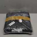 (1 PCS Car Seat Cover Width20.86 by deep 20.86 inches PU Leather Auto Bottom Seat Protector Cover with Comfort Leg Support Pillow Fit Most Front Driver Seat (Black with Leg Rest)