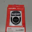 Superglide Glass Mouse Skates - Super Smooth Glide, Polished Round Edge, Super Fast Gaming Mouse Feet with Durable Sole for Logitech G Pro X Superlight2 (Type-S, Black)