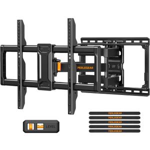 Perlegear Full Motion TV Wall Mount for 42–86 inch TVs up to 132 lbs