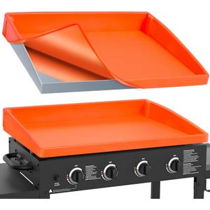 Upgraded Silicone Griddle Mat for Blackstone 36 Inch True Fully Wrapped Coverage Food-Grade Silicone Mat, Easy to Clean, Heat & Cold Resistant, Prevent Rust, Griddle Cover (Full-Cover 36") (35.8" x 21.7" x 2.3")