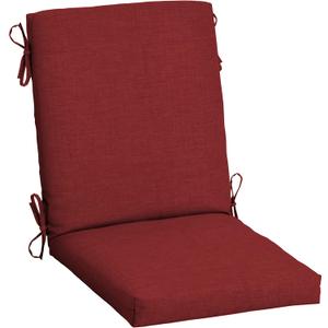 Arden Outdoor Dining Chair Cushion, 20 x 20, Rain-Proof, Fade Resistant, Ruby Red Leala